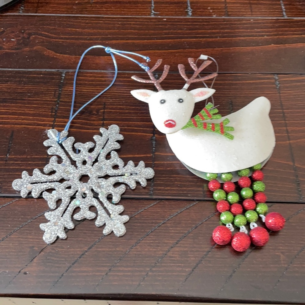 Glitter ornament lot - Picture 1 of 3